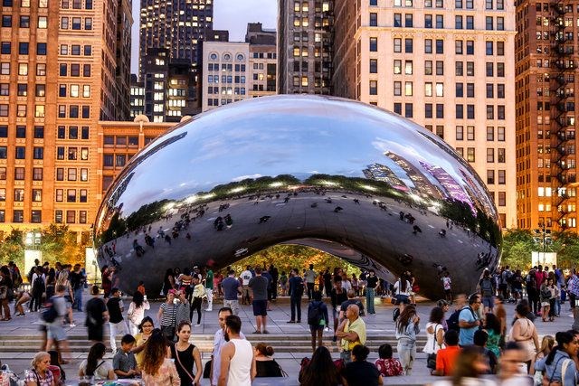 chicago, bulut kapısı, cloud gate, chicago gezilecek yerler