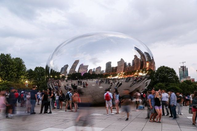 chicago, bulut kapısı, cloud gate, chicago gezilecek yerler