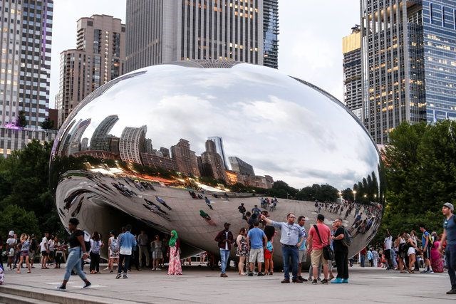 chicago, bulut kapısı, cloud gate, chicago gezilecek yerler