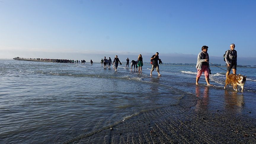 Mont Saint Michel, fransa, normandiya, paris gezilecek yerler, metcezirin en belirgin olduğu yerler