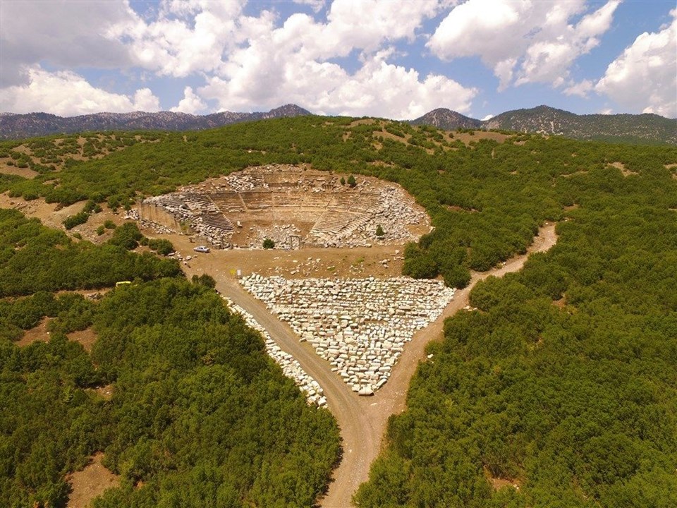 kibyra antik kenti, burdur gezilecek yerler, gladyatörler şehri kibyra, unesco