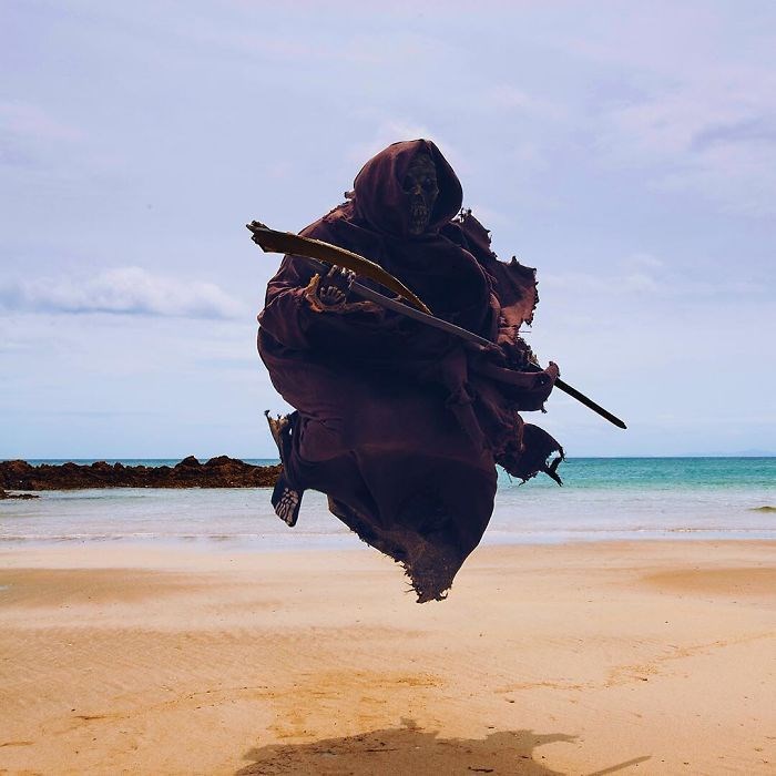 ölüm meleği azrail, the swim reaper, instagram fenomenleri