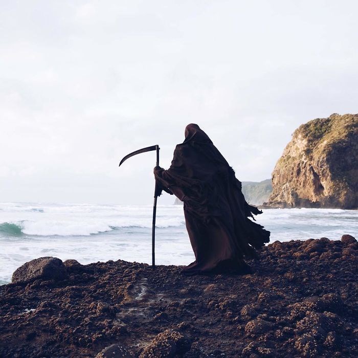 ölüm meleği azrail, the swim reaper, instagram fenomenleri