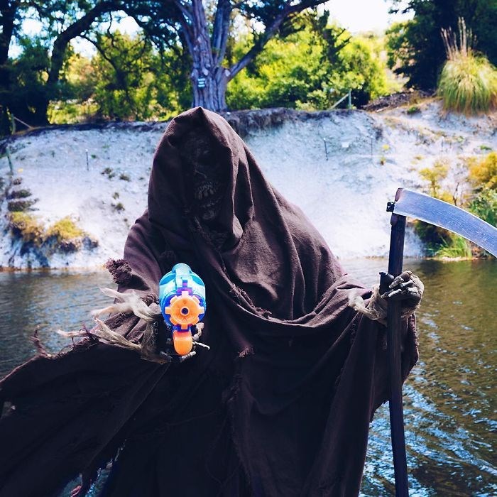 ölüm meleği azrail, the swim reaper, instagram fenomenleri