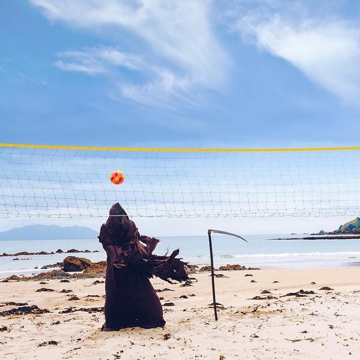 ölüm meleği azrail, the swim reaper, instagram fenomenleri
