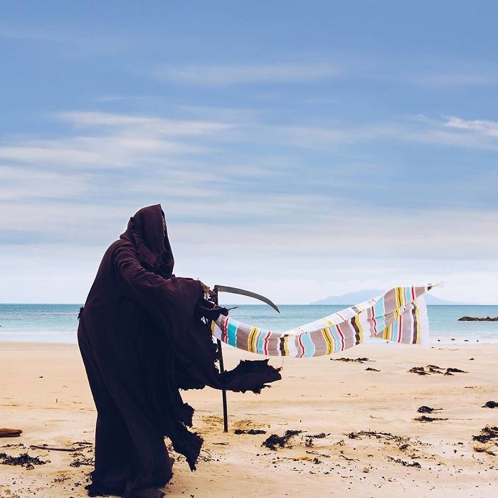 ölüm meleği azrail, the swim reaper, instagram fenomenleri