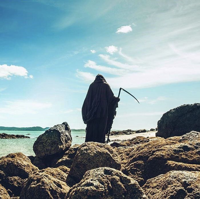 ölüm meleği azrail, the swim reaper, instagram fenomenleri