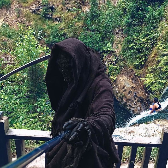 ölüm meleği azrail, the swim reaper, instagram fenomenleri