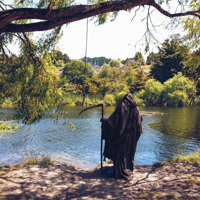 ölüm meleği azrail, the swim reaper, instagram fenomenleri