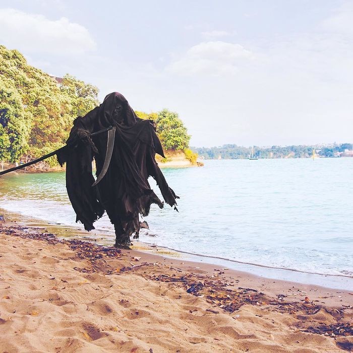 ölüm meleği azrail, the swim reaper, instagram fenomenleri