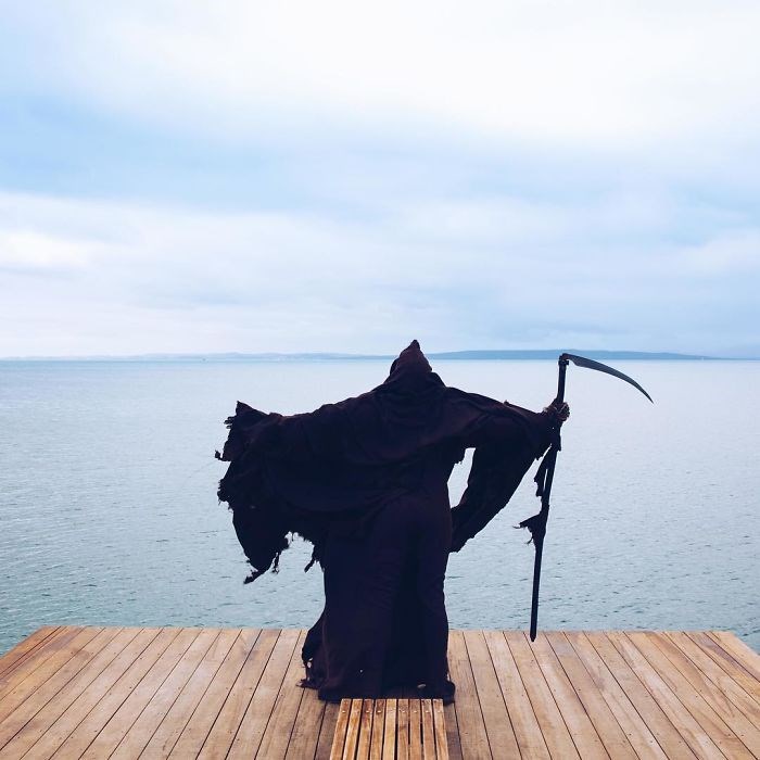 ölüm meleği azrail, the swim reaper, instagram fenomenleri