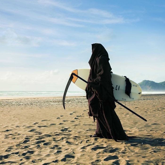 ölüm meleği azrail, the swim reaper, instagram fenomenleri