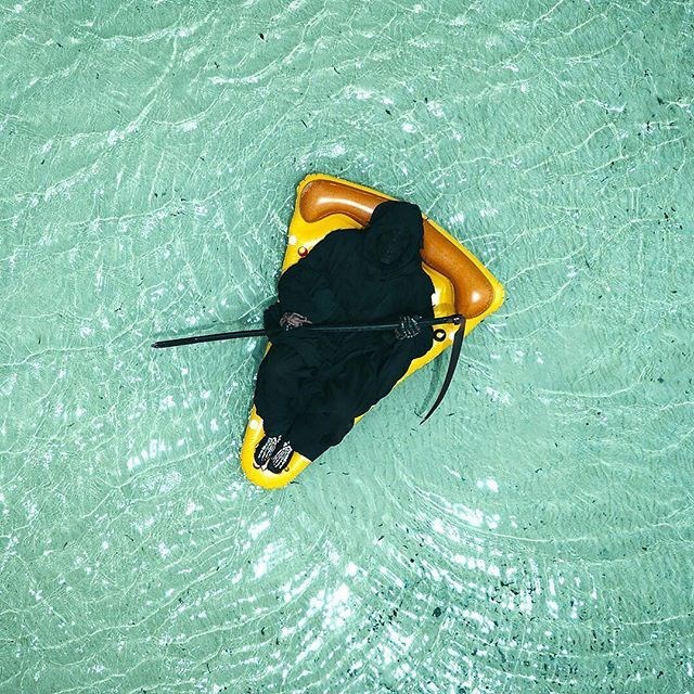 ölüm meleği azrail, the swim reaper, instagram fenomenleri