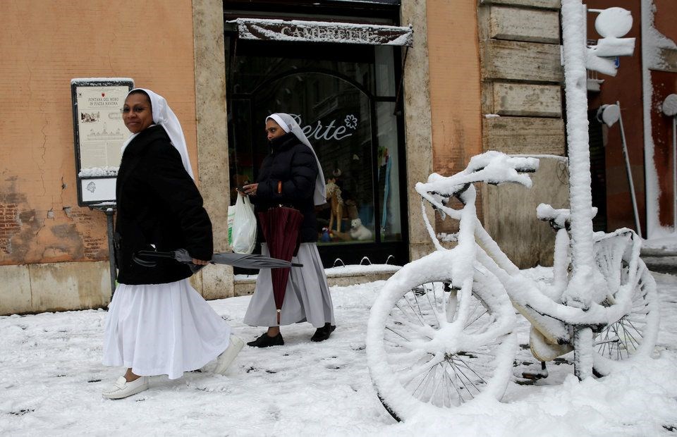 roma, italya, italya roma kar, roma hava durumu