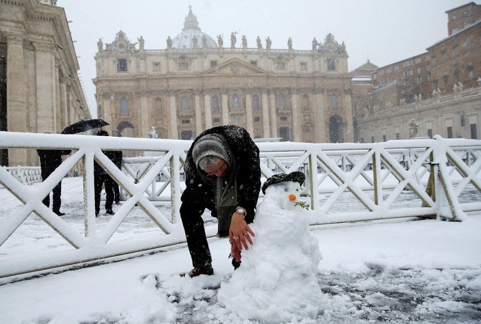 roma, italya, italya roma kar, roma hava durumu