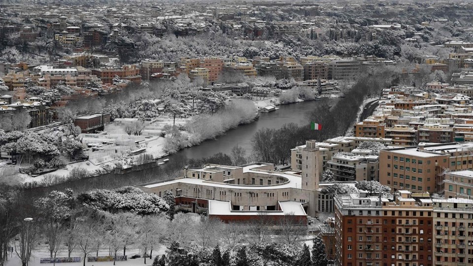 roma, italya, italya roma kar, roma hava durumu