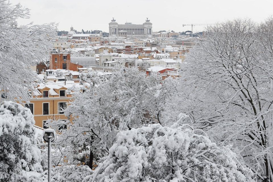 roma, italya, italya roma kar, roma hava durumu
