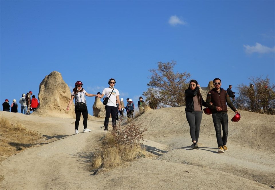 kapadokya, altın yıl, rus turist, japon turist, türkiye turizm yılı, nevşehir