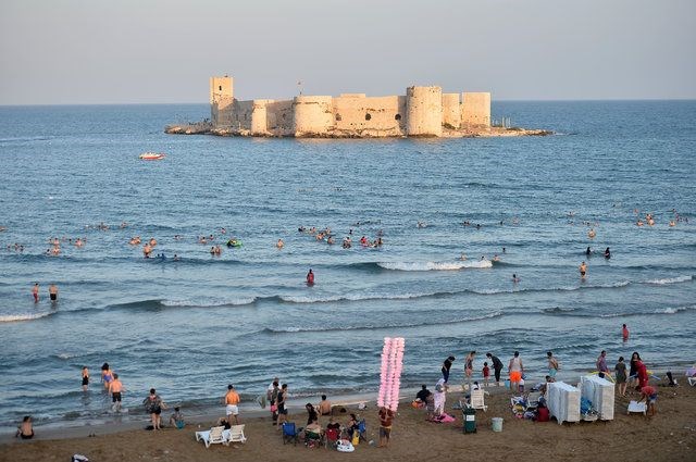 mersin, kızkalesi, mersin gezilecek yerler, unesco, korykos antik kenti, kızkalesi nerede