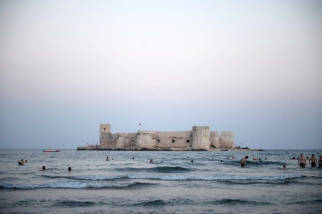 mersin, kızkalesi, mersin gezilecek yerler, unesco, korykos antik kenti, kızkalesi nerede
