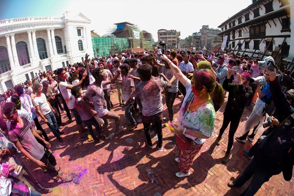 nepal holi festivali, holi festivali