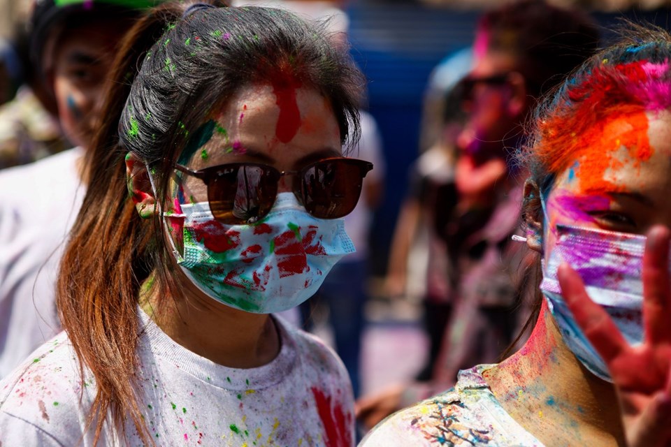 nepal holi festivali, holi festivali