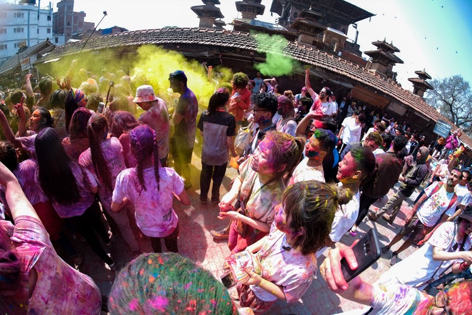 nepal holi festivali, holi festivali