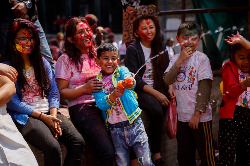 nepal holi festivali, holi festivali