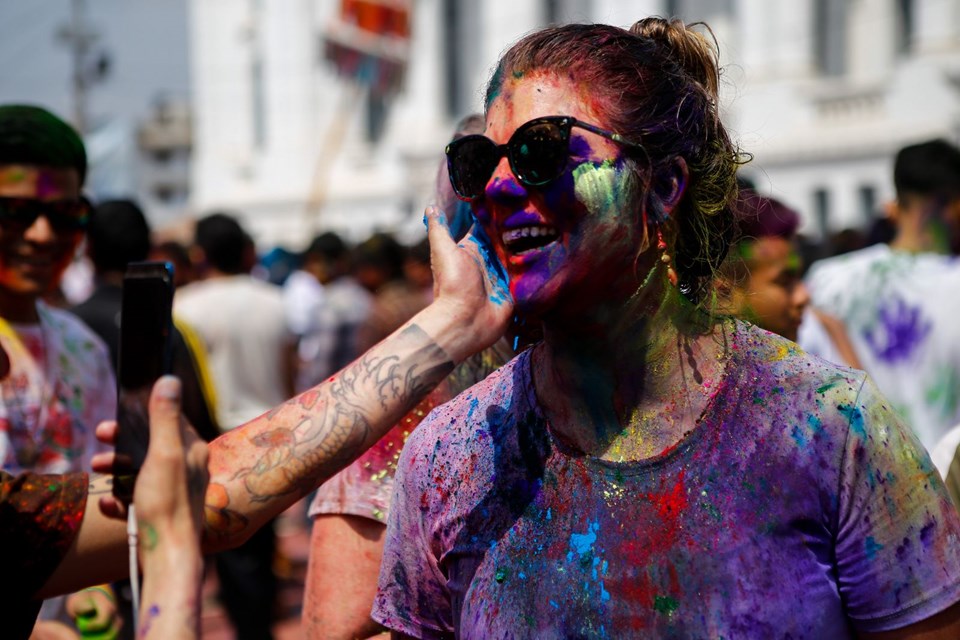 nepal holi festivali, holi festivali