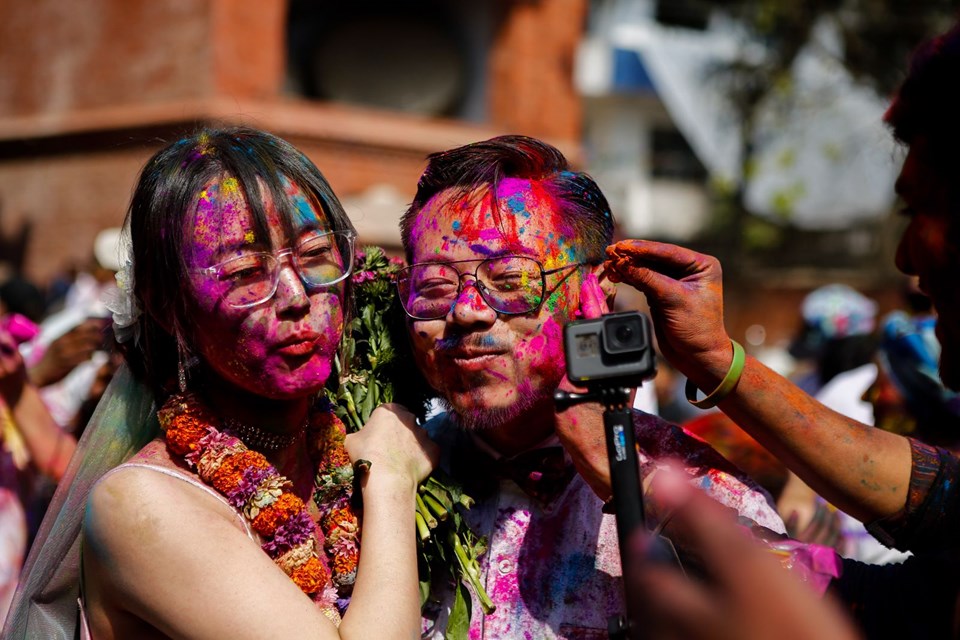 nepal holi festivali, holi festivali