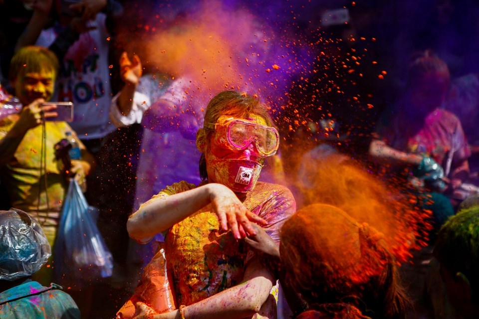 nepal holi festivali, holi festivali