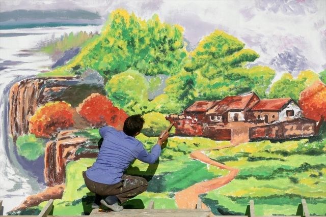 sokak sanatı, duvar resimleri, duvar çizimleri, van başkale, başkale belediyesi, başkale ilçesi nerede