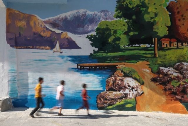 sokak sanatı, duvar resimleri, duvar çizimleri, van başkale, başkale belediyesi, başkale ilçesi nerede