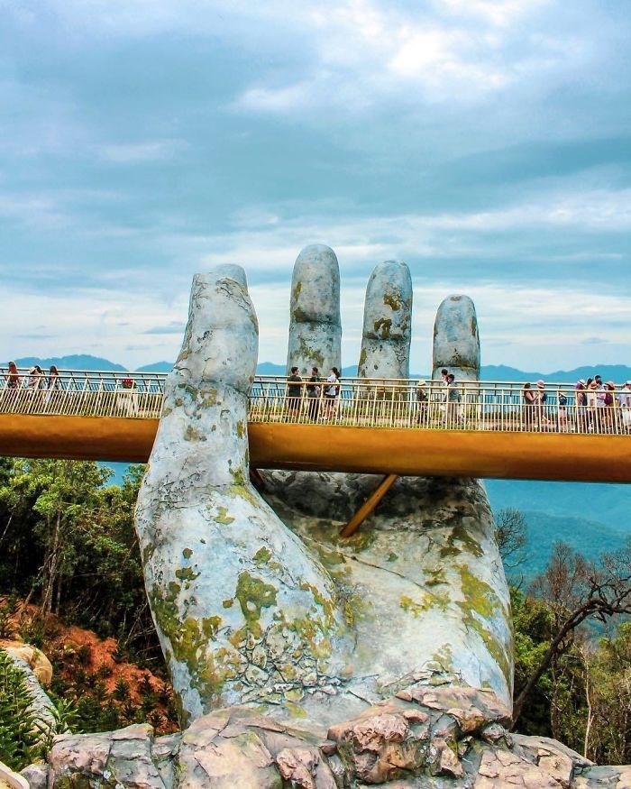 vietnam, altın kopru, vietnam golden bridge, da nang, vietnam gezilecek yerler