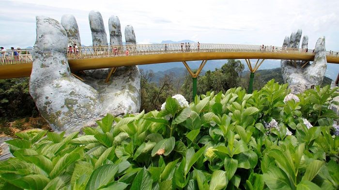 vietnam, altın kopru, vietnam golden bridge, da nang, vietnam gezilecek yerler