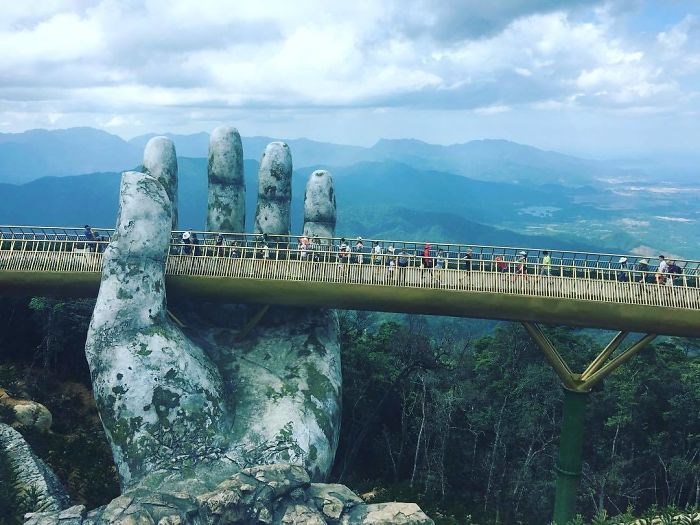 vietnam, altın kopru, vietnam golden bridge, da nang, vietnam gezilecek yerler