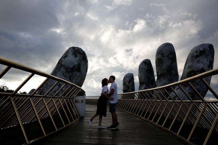 vietnam, altın kopru, vietnam golden bridge, da nang, vietnam gezilecek yerler