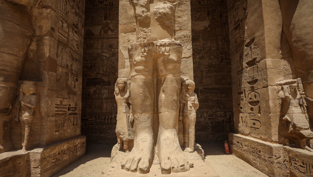 Firavun III. Ramses'in Tapınağı'na yoğun ilgi Firavun III. Ramses'in Tapınağı'na yoğun ilgi