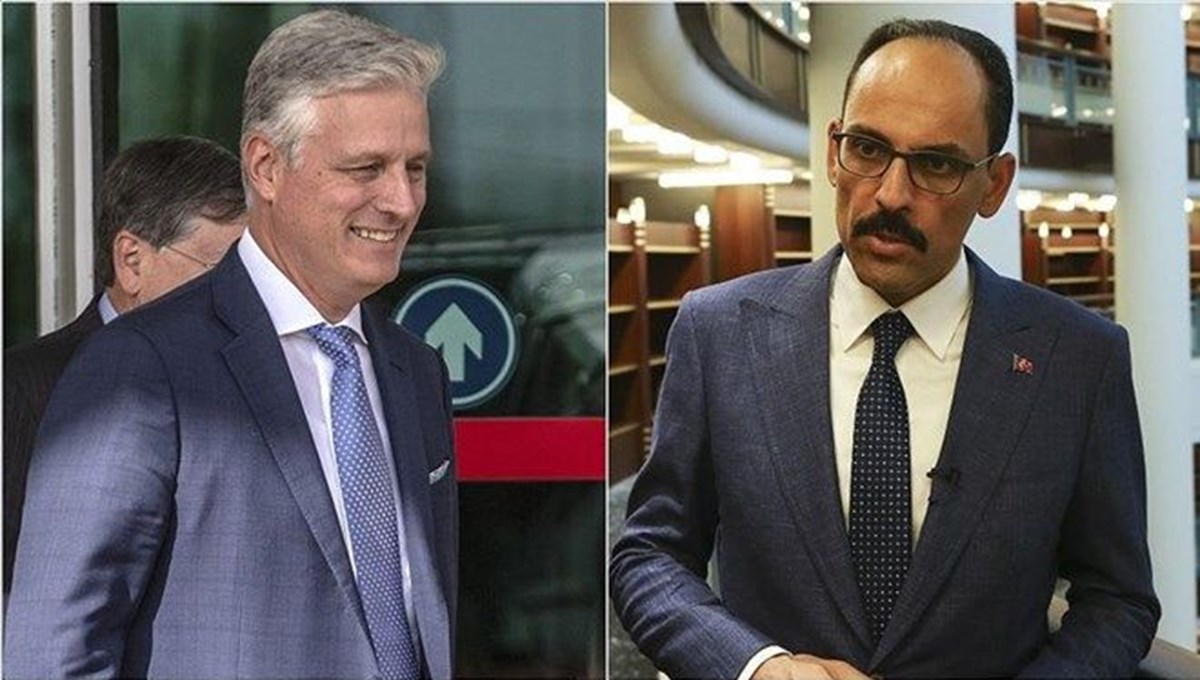 SON DAKİKA HABERİ: Cumhurbaşkanlığı Sözcüsü Kalın, ABD Ulusal Güvenlik Danışmanı O’Brien'la görüştü