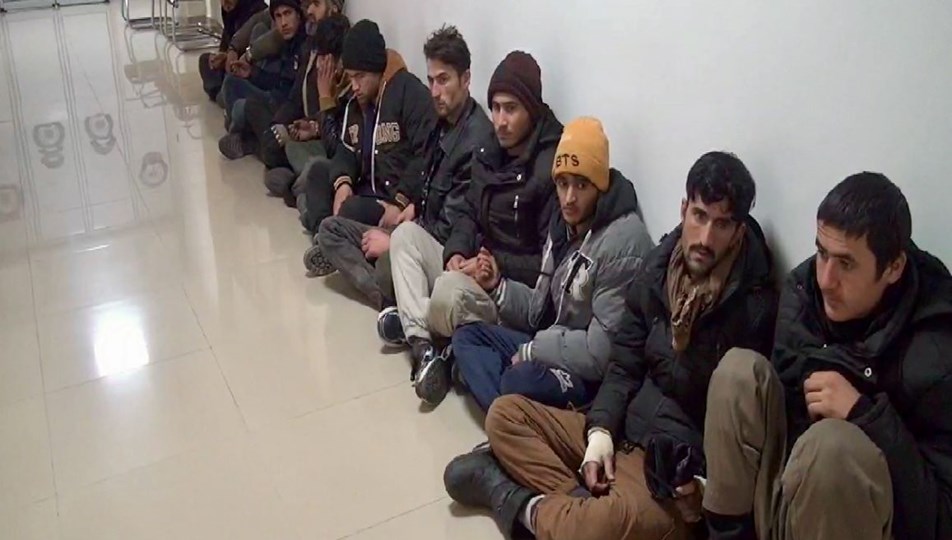 Kırklareli'nde 17 kaçak göçmen yakalandı
