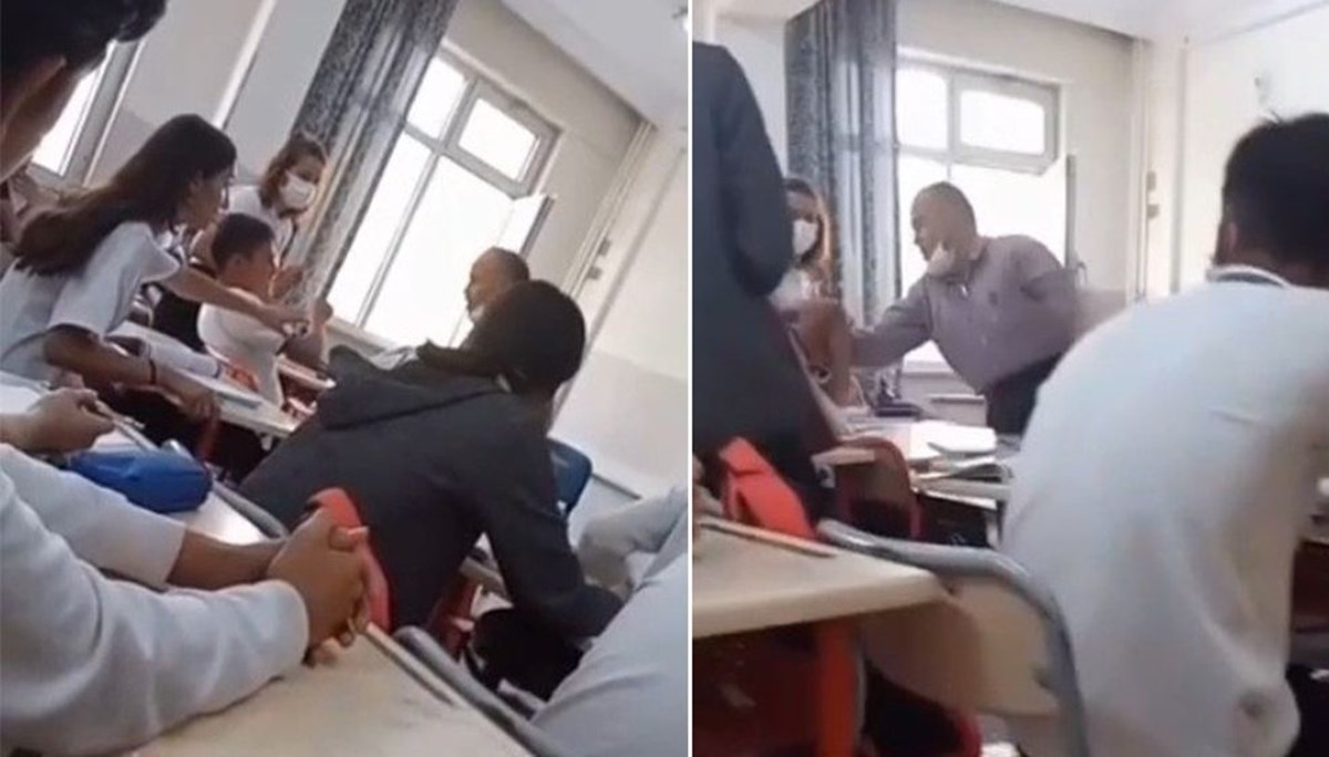 Gaziantep'te sınıfta öğrencisini döven öğretmen açığa alındı