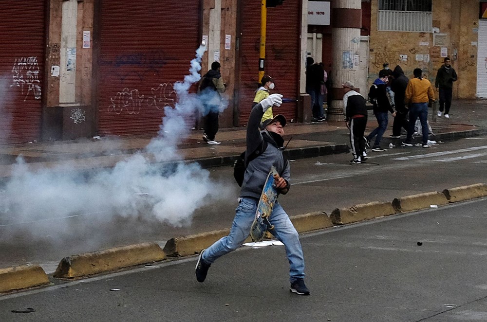 Kolombiya'da hükümet karşıtı protestolar 10 gündür sürüyor - 9