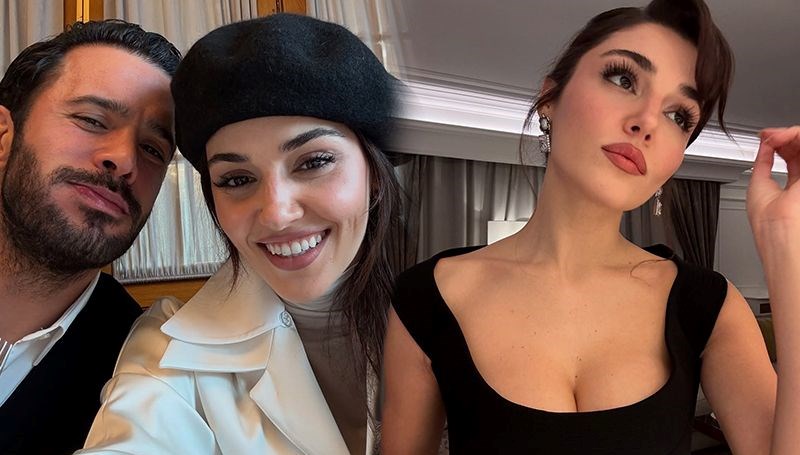 Hande Erçel'in gala pozlarına beğeni yağdı