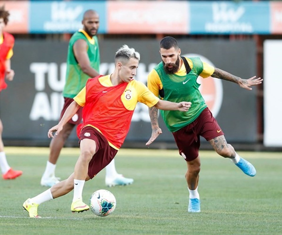 Galatasaray Akhisar maçı hazırlıklarını sürdürdü