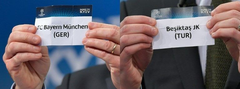 bayern munih, beşiktaş, şampiyonlar ligi