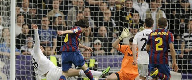 Bernabeu'da Xavi-Messi-Pedro A.Ş.!
