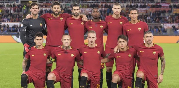 Serie A takımlarından Roma'da forma giyen...