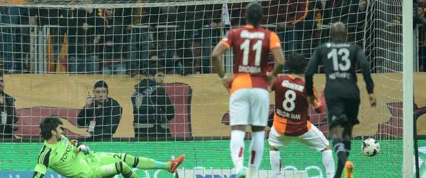 Derbinin galibi Galatasaray oldu