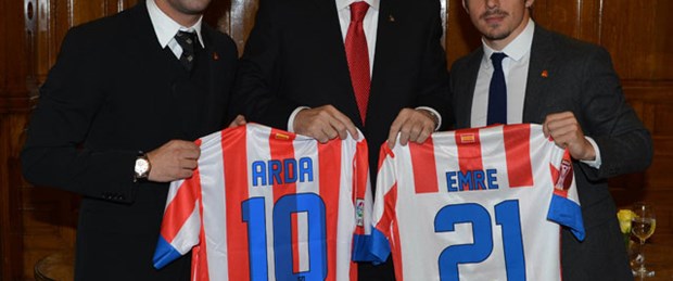 Erdoğan'a Atletico Madrid forması