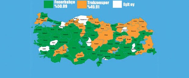 Fenerbahçe yüzde 50.09 şampiyon